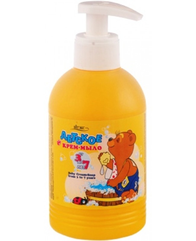 Дитяче крем-мило_від 3 до 7 років, 300 мл