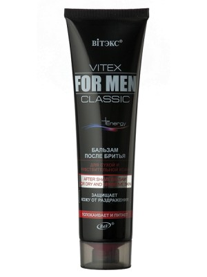 VITEX FOR MEN CLASSIC_БАЛЬЗАМ після гоління для сухої і чутливої шкіри, 100 мл