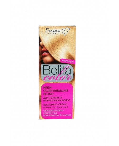 ФАРБА стійка з вітамінами для волосся Belita сolor_ КРЕМ освітлюючий "Blond" для тонкого і норм в-ся