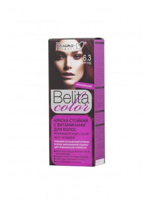 ФАРБА стійка з вітамінами для волосся Belita сolor_ тон 06.3 Бургунд