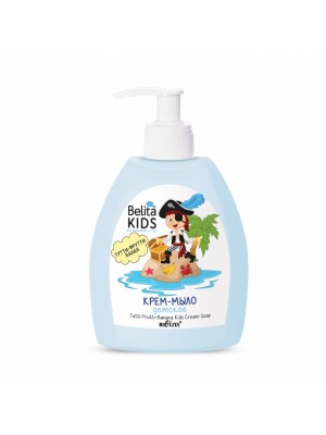 Belita Kids. Для хлопчиків 3-7 років_ КРЕМ-МИЛО дитяче Тутті-Фрутті-Банан, 300 мл
