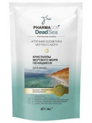 PHARMACOS DEAD SEA_ КРИСТАЛИ Мертвого моря для ванн, що піняться (дой-пак), 500 г