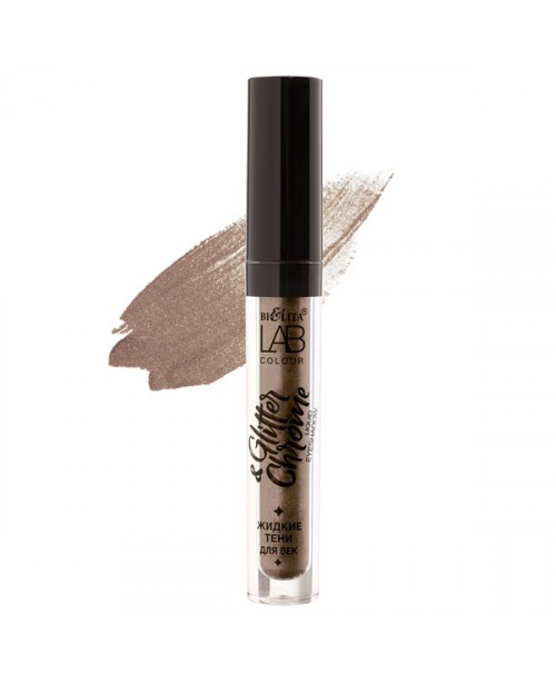 ТІНІ рідкі тіні для повік LAB colour, Glitter&Chrome_ 08 Antique Gold, 2,6 мл