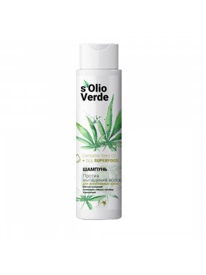 S'olio Verde Cannabis Seed Oil Шампунь-зміцнення проти випадіння волосся, 500 мл