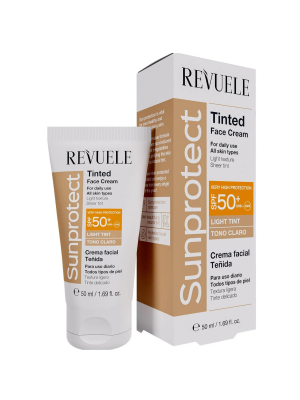 REV SUNPROTECT Тонуючий крем для обличчя Світлий тон з SPF50 (50 мл)