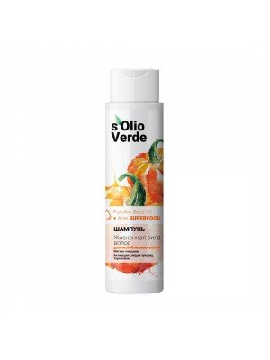 S'olio Verde Pumpkin Seed Oil Шампунь-термозахист для всіх типів волосся, 500 мл