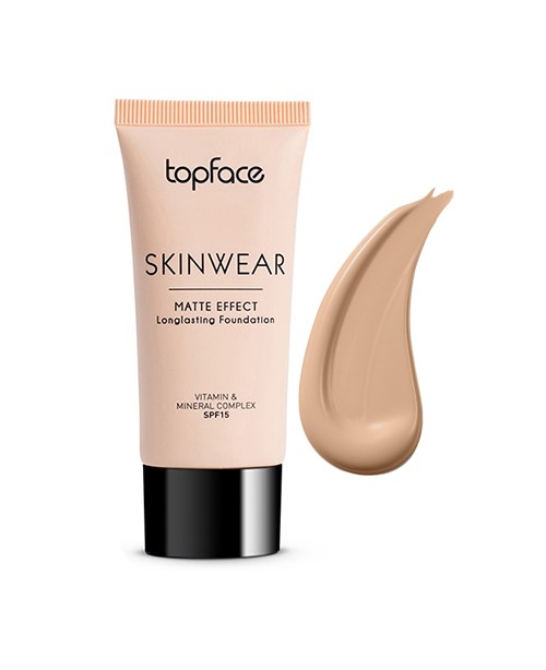 TopFace - Тональний крем "Skinwear - Matte Effect Longlasting Foundation" PT468 [04](30 мл; 6 шт/уп)