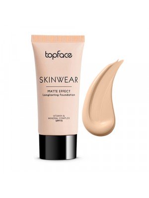 TopFace - Тональний крем "Skinwear - Matte Effect Longlasting Foundation" PT468 [01](30 мл; 6 шт/уп)