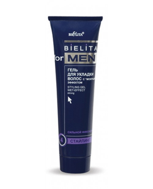 Bielita for men Гель для укладки волос с мокрым эффектом, 100 мл