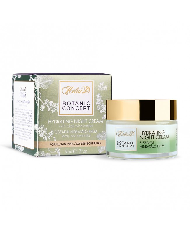 Helia-D Botanic concept (vegan)_ КРЕМ зволожуючий нічний з екстрактом токайського вина, 50 мл