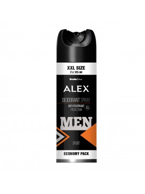 Bradoline Alex XXL_ DEOSPRAY для чоловіків Sport, 250 мл