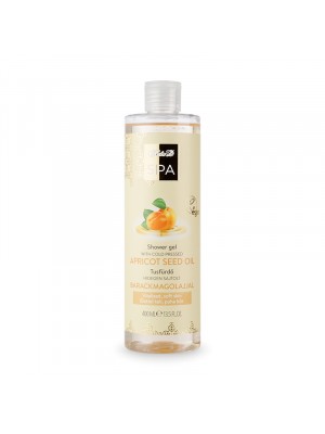 Helia-D Spa massage and shower gels_ ГЕЛЬ для душу з олією абрикосових кісточок холодного віджиму, 400 мл