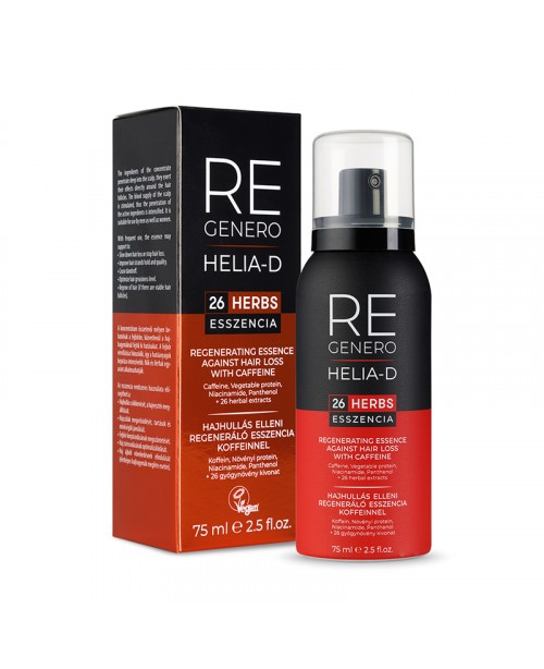 Helia-D Regenero hair care (vegan)_ ЕСЕНЦІЯ регенеруюча з кофеїном, 75 мл
