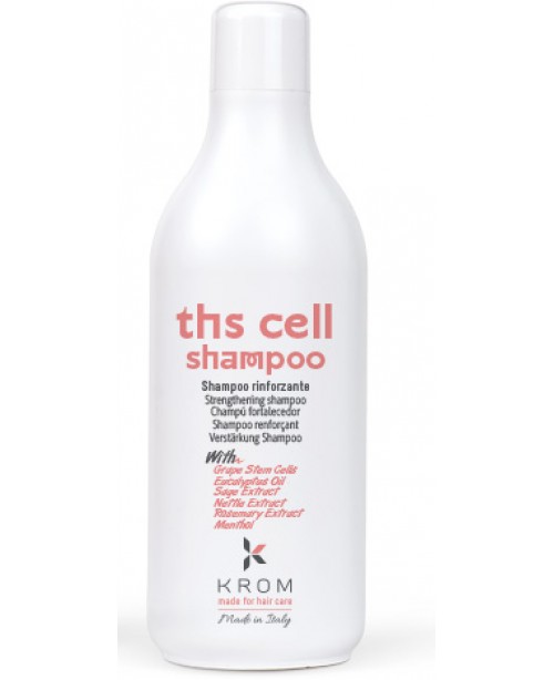 THS CELL Шампунь зміцнюючий зі стовбуровими клітинами винограду,олією евкаліпту 1000 мл