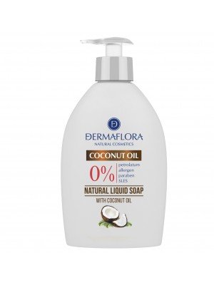 Dermaflora 0%_ МИЛО рідке Coconut oil, 400 мл