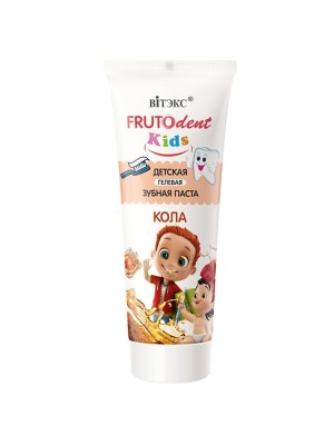 FRUTOdent Kids_ ЗУБНА ПАСТА Дитяча Гелева Кола, 65 г