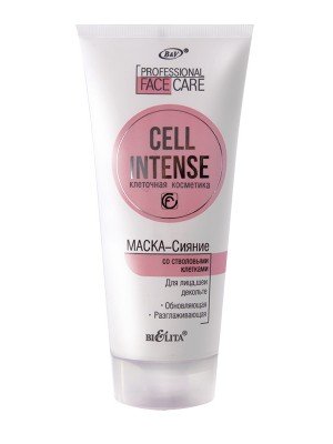 Cell Intense_МАСКА-СЯЙВО зі стовбуровими клітинами для обличчя, шиї, декольте, 200 мл